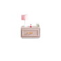 Hanah Home Mesita de Noche Rosa y Blanco